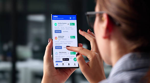 istock Woman Browsing Job Search Engine On Smartphone 2225635842
