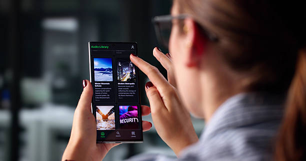istock Professional Woman Streams Music 2225635848