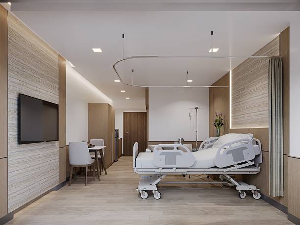 istock 3d rendering of interior hospital  room 2225637281