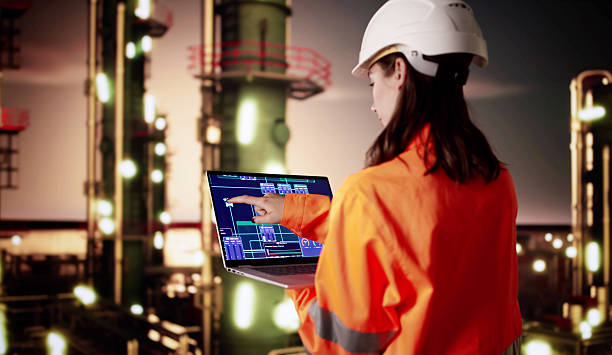 istock Female Chemist Analyzing Efficiency Of Oil 2225637513