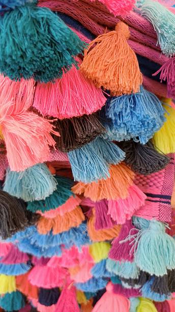 istock colorful tassels backgrounds Text space 2225648346