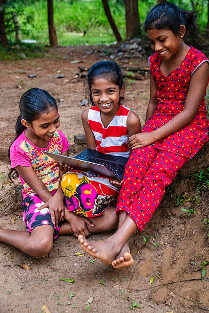 istock Sri Lankan young girls using a laptop 2225650504
