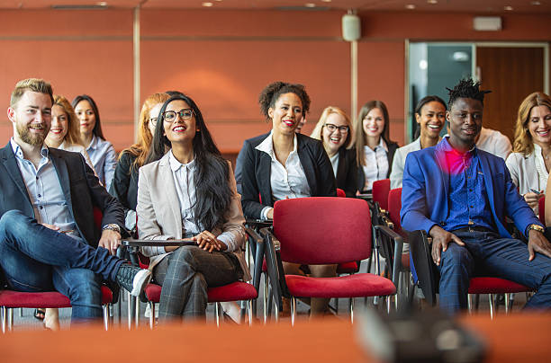 istock Diverse Business Executives Engaged in Modern Conference Setting 2225652576