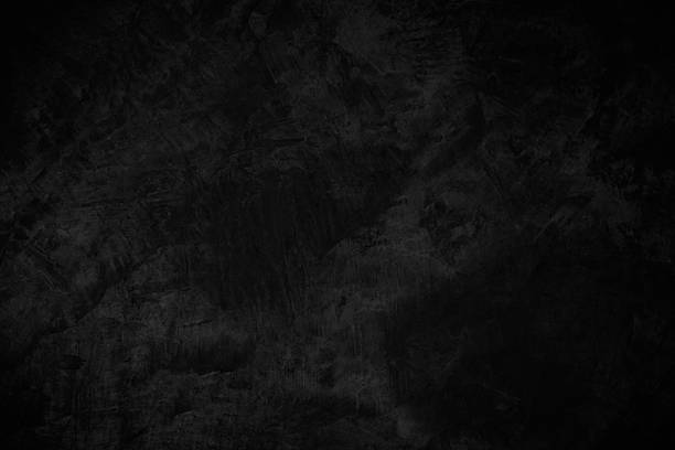 istock Close up retro plain dark black old concrete wall design vintage grunge element blank. 2225690673