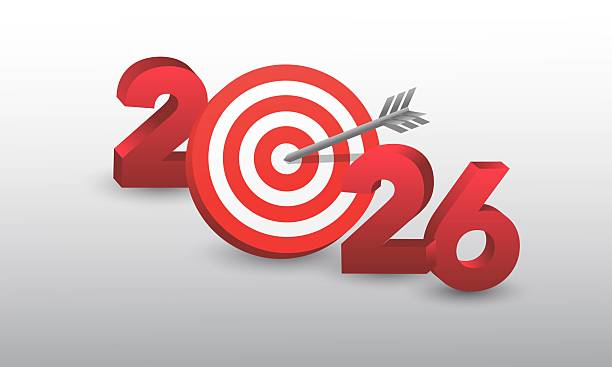istock 2026 Happy New Year Background Design. Greeting Card, Banner, Poster. Vector Illustration. 2225694766