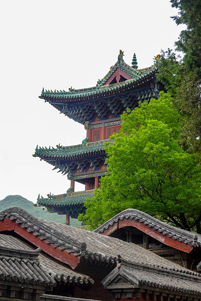 istock Layered Pagoda Roofs Amidst Lush Greenery 2225695196