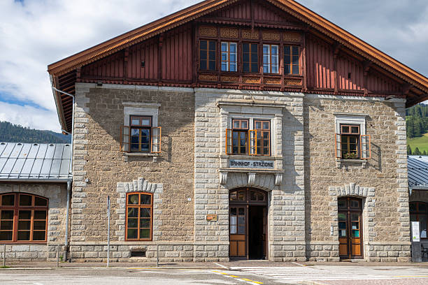 istock Dobbiaco, Italy, July, 15, 2025. Railway station 2225708712