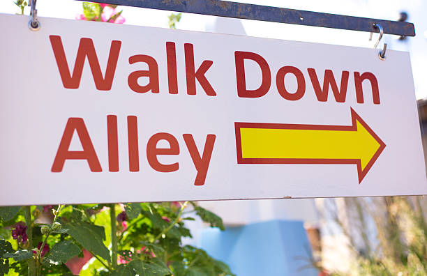 istock Sign with Arrow Reading 