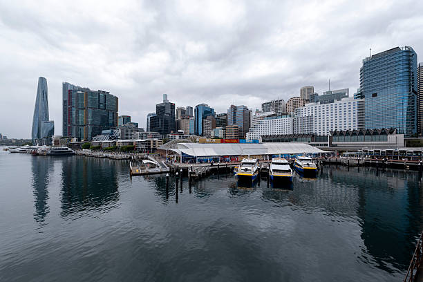 Sydney, Australia: March 25th, 2025. Darling Harbour in Sydney, Australia