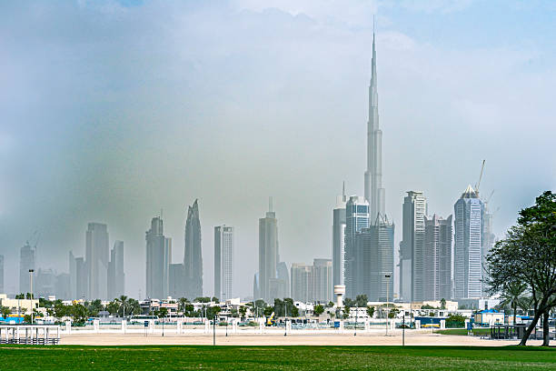 istock Iconic Burj Khalifa Cityscape View 2225725663