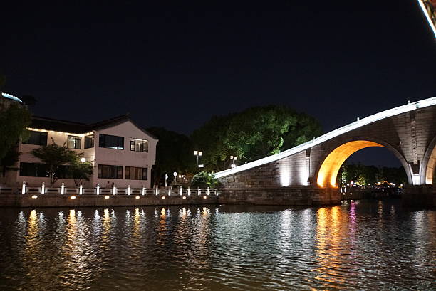 istock Shantang river view from night boat tour 2225729144