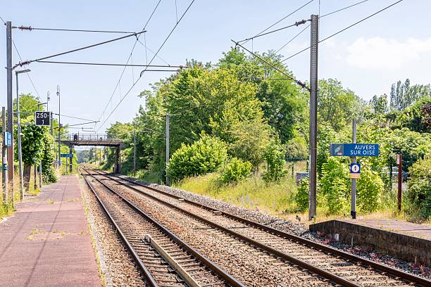 istock Train stop in Auvers-sur-Oise, made famous by Vincent Van Gogh 2225740296