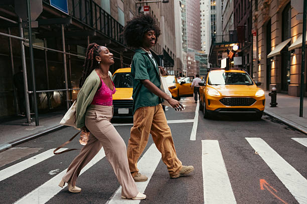 istock Two friends in New York City 2225744813