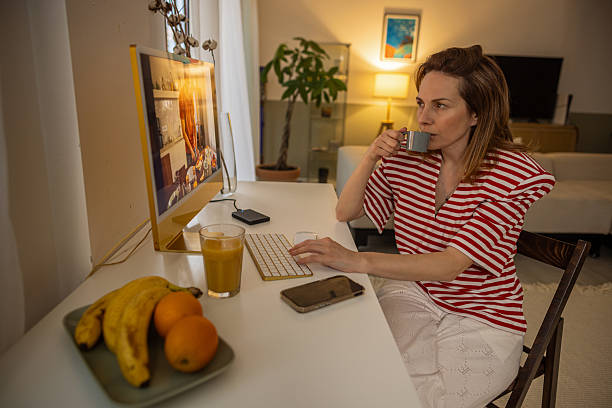 istock Woman working from home-freelance life 2225750524
