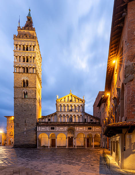 istock Pistoia - The San Zeno cathedral at dusk. 2225754078