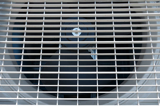 istock close-up of outdoor air conditioner unit with grille pattern 2225754112