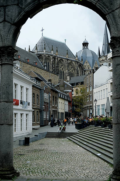 View of the Aachen Cathedral, Germany
