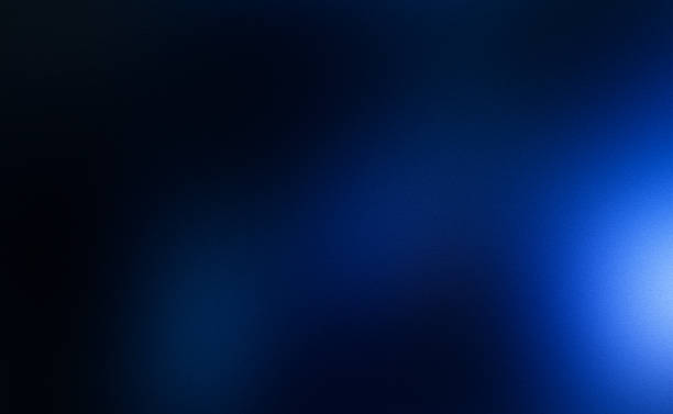 noisy gradient black blue grainy blurred abstract dark background - blå bildbanksfoton och bilder