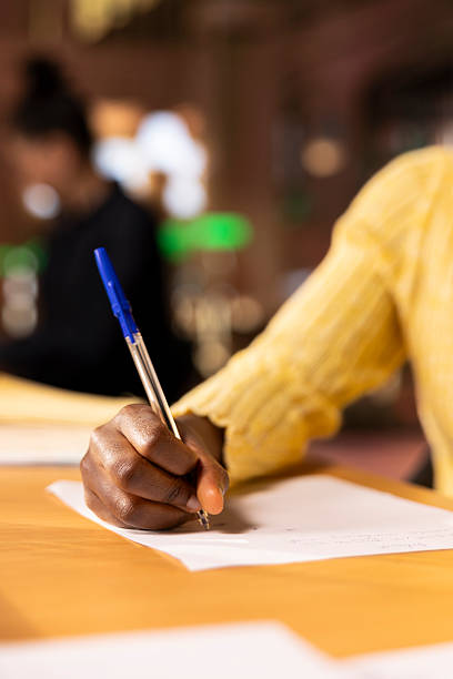 istock African american schoolgirl working on a foreign language assignment 2225756691