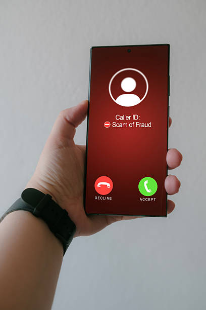istock Woman receives unwanted call from suspected number scam. 2225769430