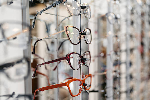 istock Eyeglasses On The Shelfs In An Optical Shop 2225773537