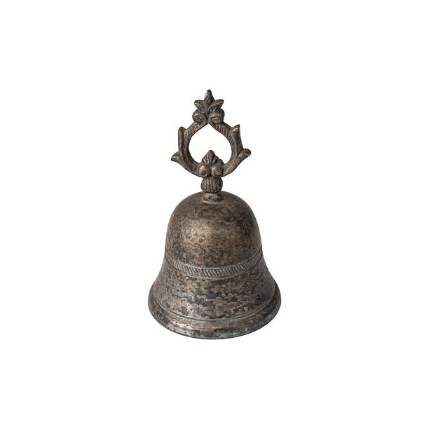 istock Old rusty servant or call bell isolated over white background 2225811692