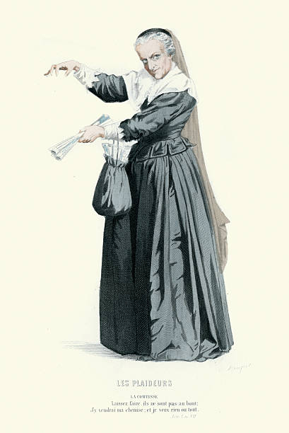 La Comtesse in Les Plaideurs, or The Litigants, comedy by Jean Racine 17th Century