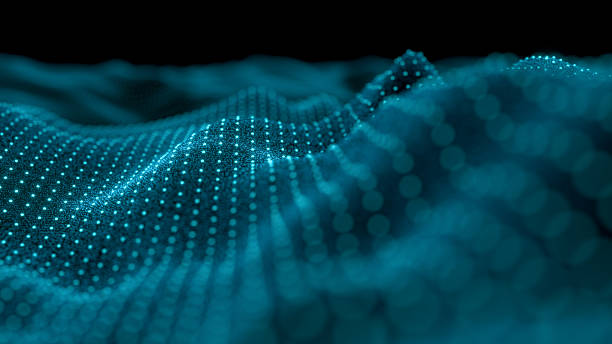 istock Abstract Hologram Landscape background 2225827534