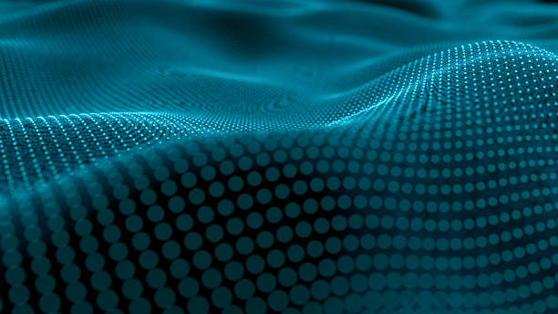 istock Abstract Hologram Landscape background 2225827627