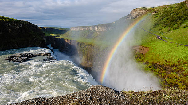 istock Majestic Gullfoss waterfall in Iceland creating a stunning rainbow over roaring waters 2225833758