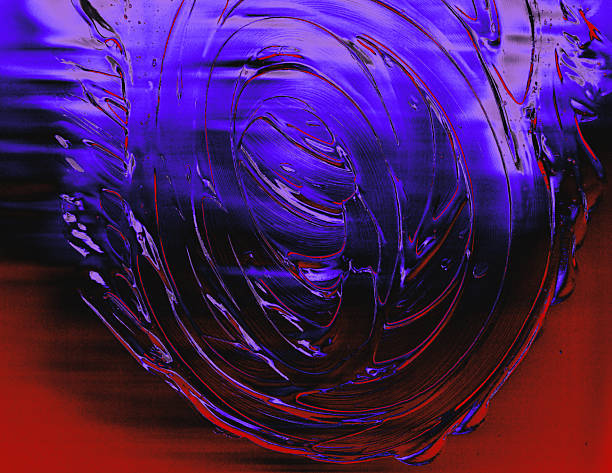 Glossy Liquid Movement: Viscous Thick Gel Abstract Background