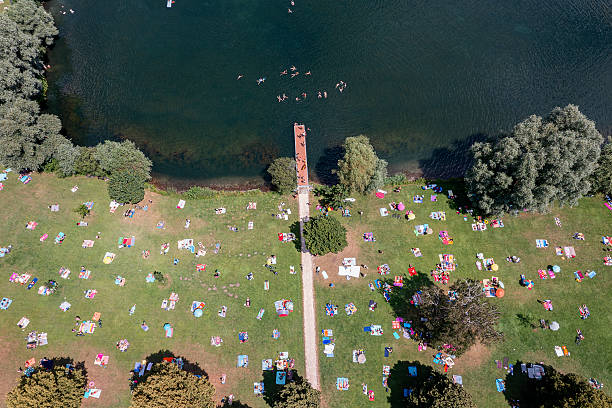 istock People swimming and sunbathing 2225842453