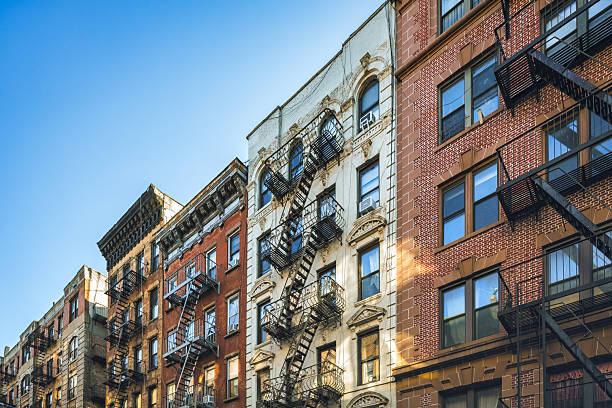 istock historic facades in little italy 2225844079