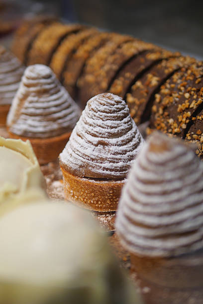 istock Delightful pastries displayed at a bakery in the afternoon 2225845058