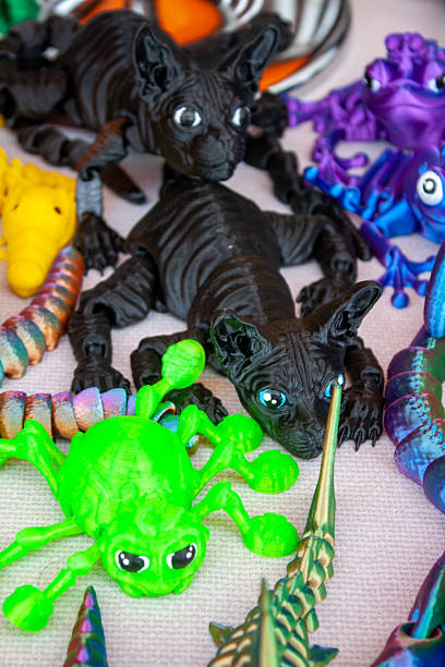 istock Plastic toys, children's collectible figures 2225846346