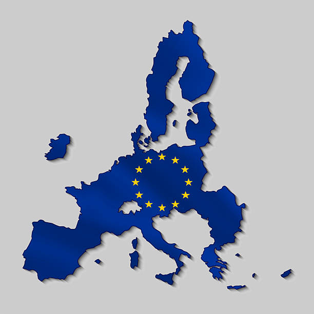 istock Map of european union in 3d. 2225848634