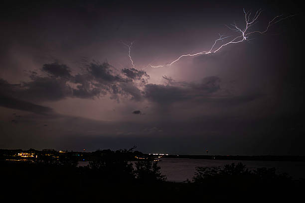 istock lightning at night over lake lewisville 2225855071