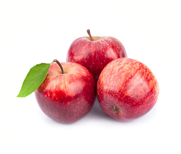 istock Sweet apples with leaves 2225855159