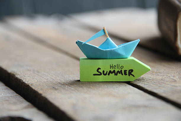 Hello summer, tropical season summer vacation concept.