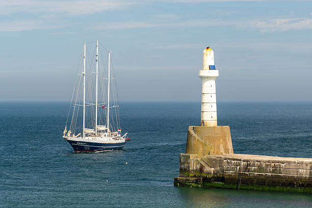 Aberdeen, Scotland - July 18th, 2025: Sailing Ship \