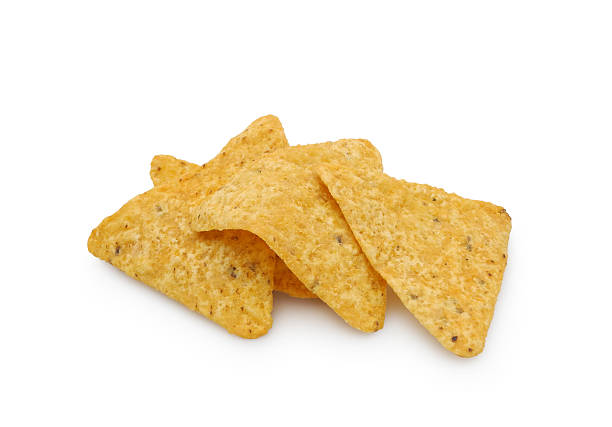 istock Tortilla chips or nachos snack isolated on white 2225870701