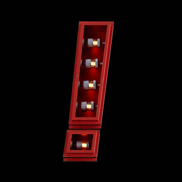 Blocks with letters on white background