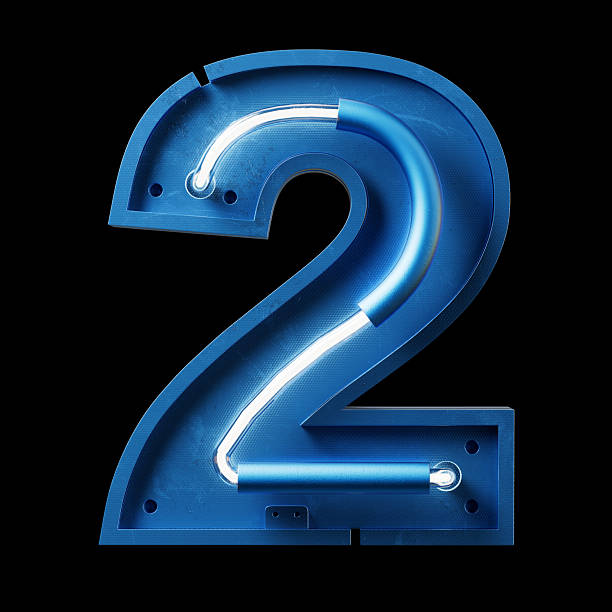 istock Bright Neon Font.Metallic futuristic cyberpunk Concept. 2225892669