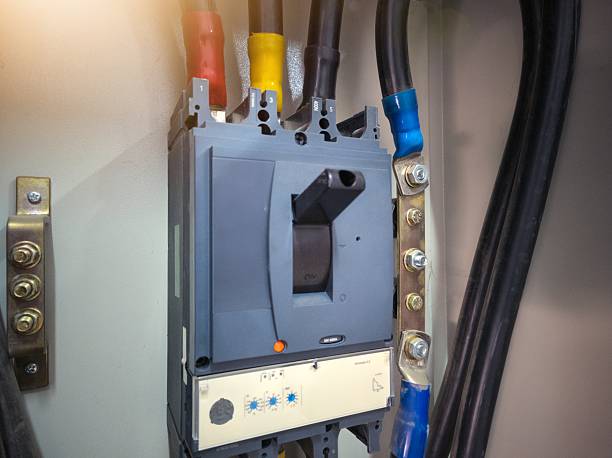 istock Installation  fuse breaker on the main panel distribution. 2225896991