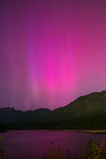 istock aurora borealis above a reservoir, British Columbia, Canada 2225906271