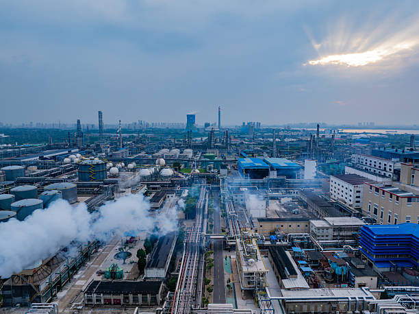 istock Large petrochemical plant China 2225911301