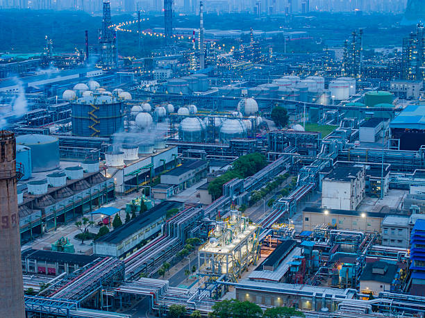 istock Large petrochemical plant China 2225912184