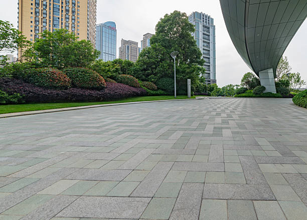 istock High-rise buildings Asphalt road 2225926213