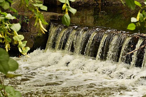 istock Close-up of a waterfall in the park 2225927936