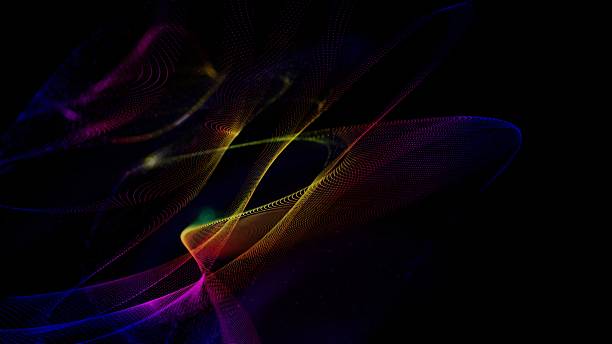 istock a colorful abstract background with a black background 2225940038